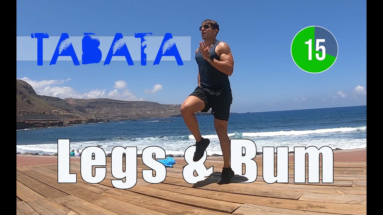 Tabata Legs & Bum Workout! | 15 minute follow along Tabata workout with Alex!