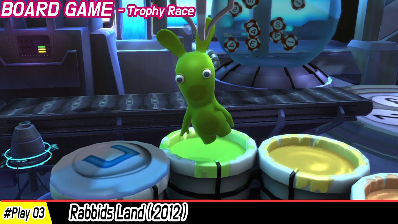 [Wii U] Rabbids Land (2012) - Play movies #003 - Board Game