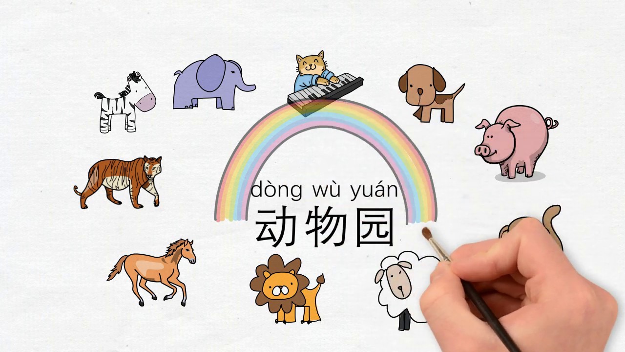 Animals in Mandarin 动物园里的小动物MrSunMandarin