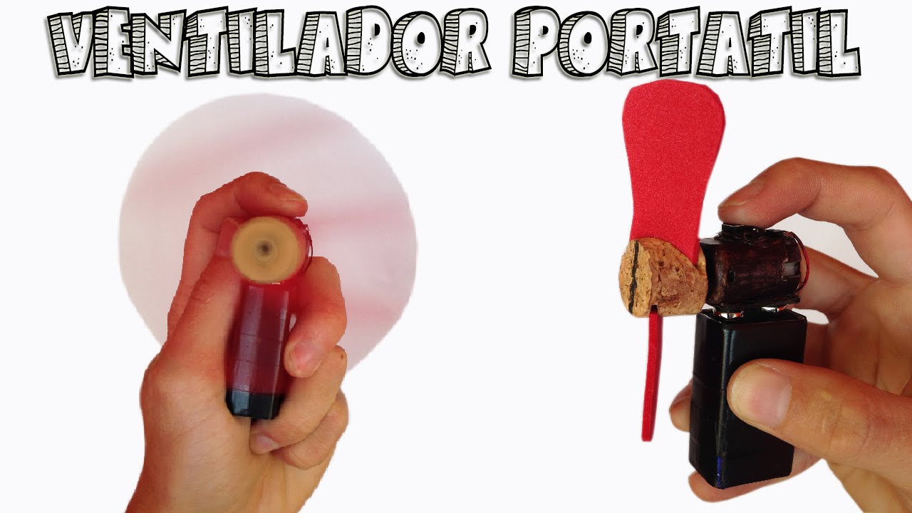 Como Hacer un ventilador de Bolsillo Casero