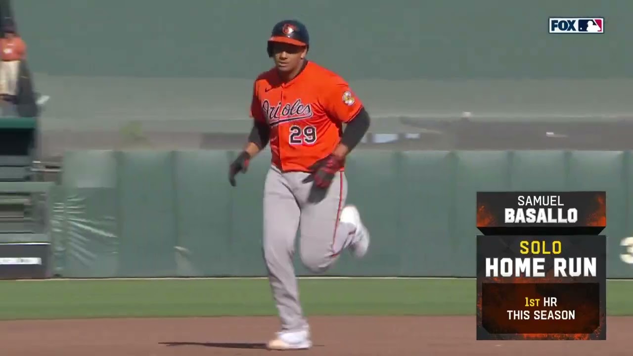 Samuel Basallo's 1st Major League home run!