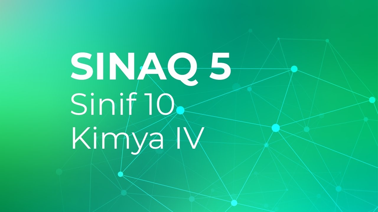Kimya IV 10-cu sinif  Güvən Sınaq 5 Qrup fənləri üzrə