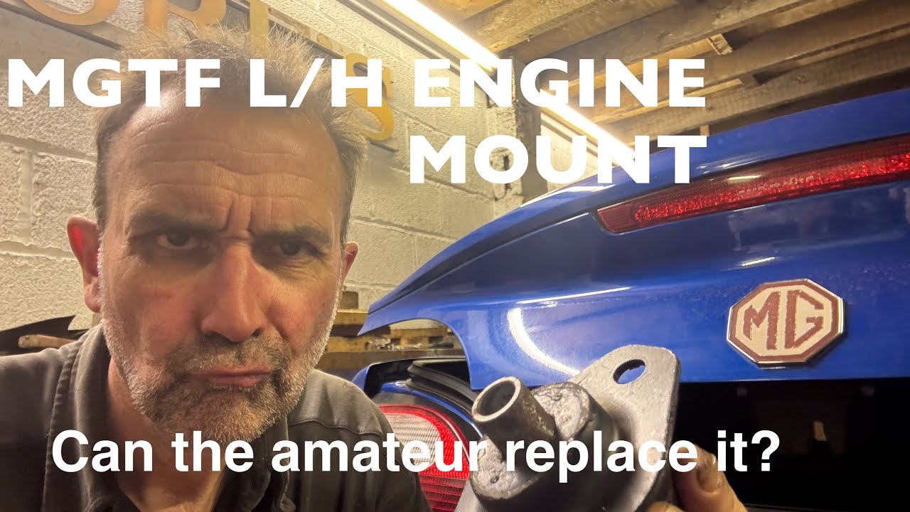 MGTF top engine mount replacement, left hand side.