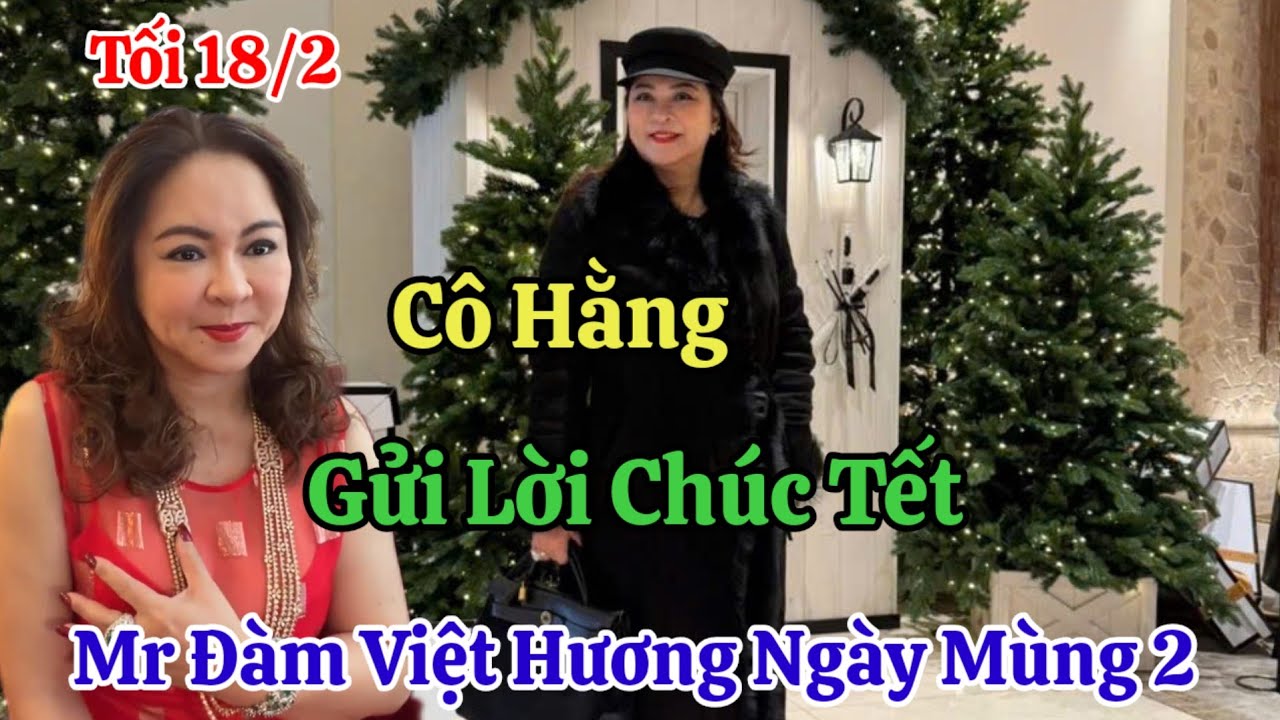 Tối 18/2 Cô Hằng Bất Ngờ Chúc Tết Việt Hương Mr Đàm Ngày Mồng 2 Tết