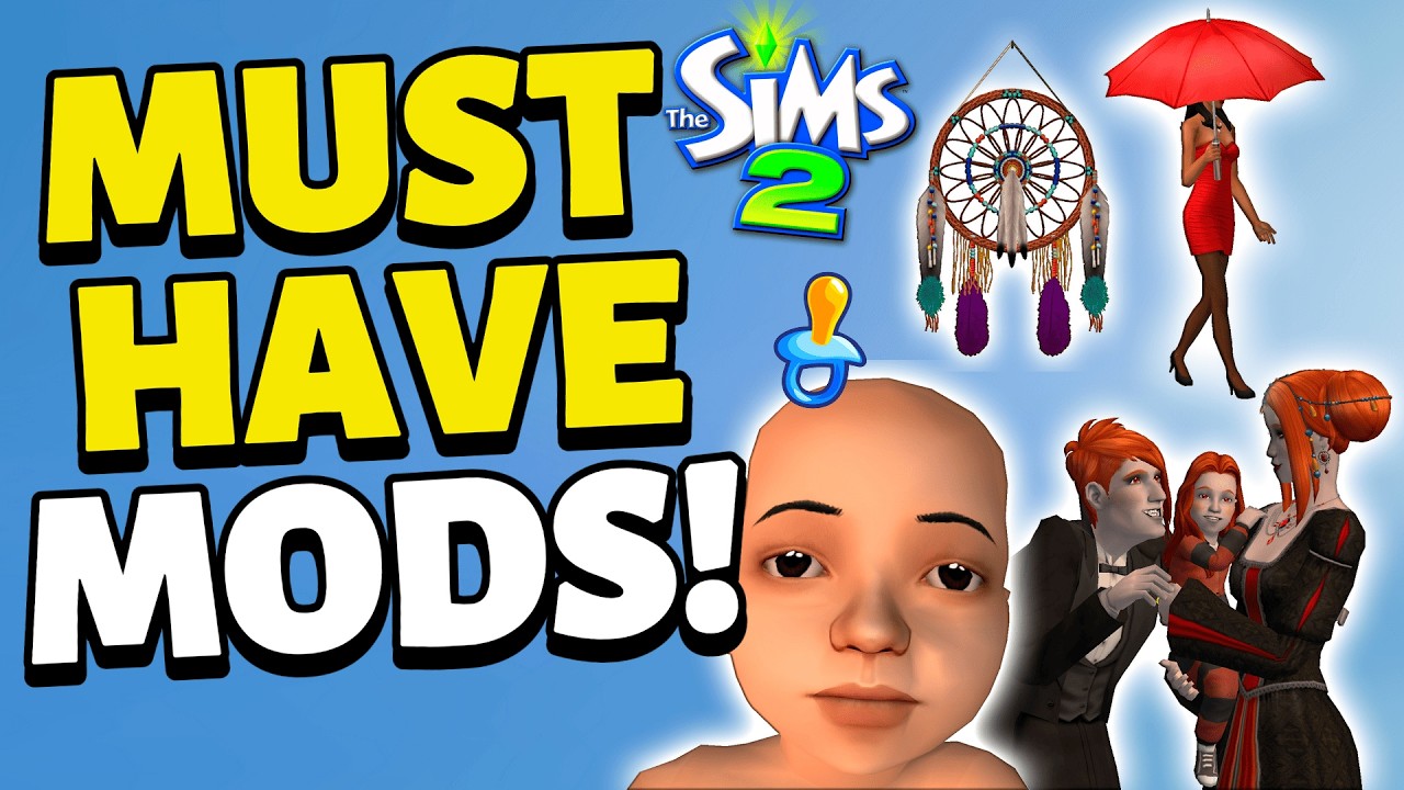 ОБЯЗАТЕЛЬНЫЕ моды для The Sims 2 в 2025 году!