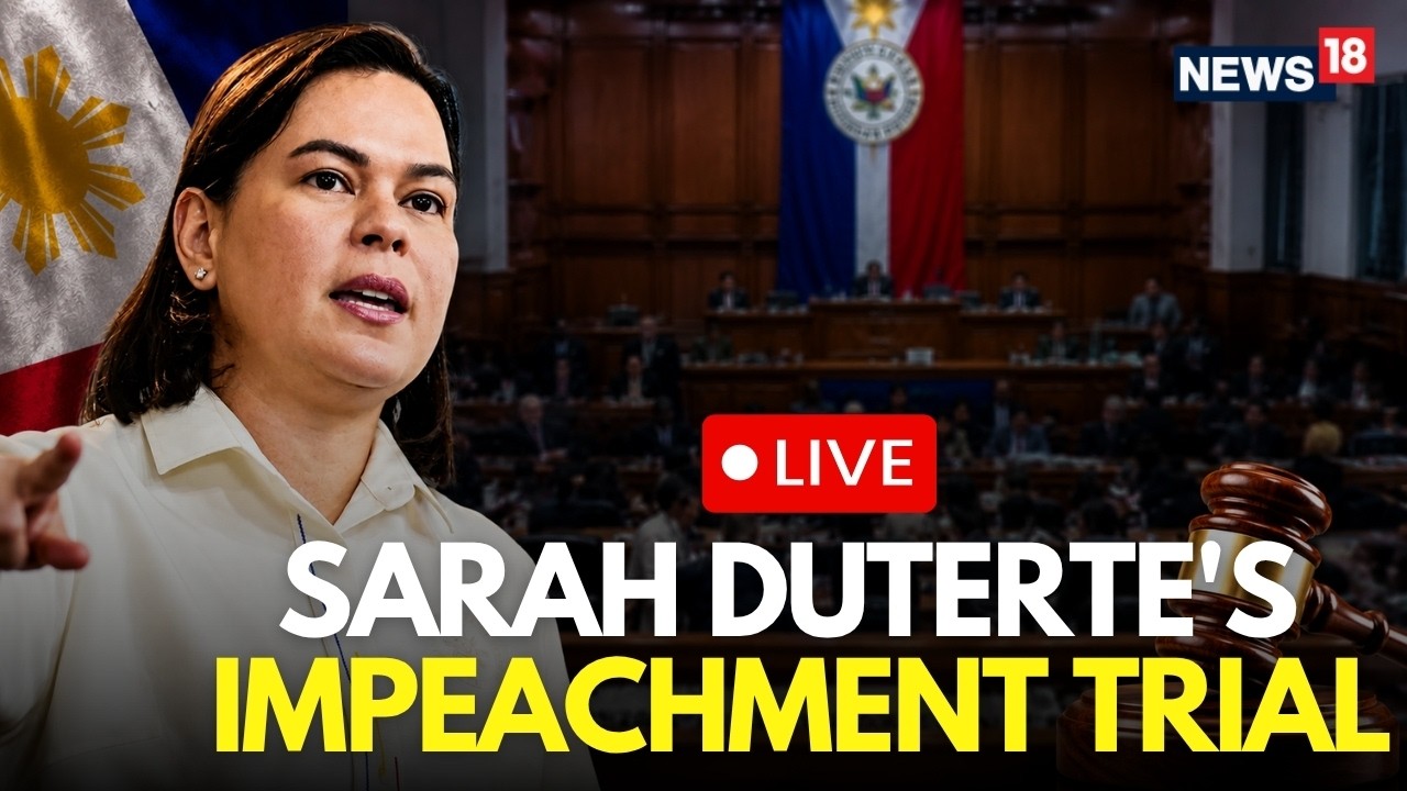 Sara Duterte Impeachment Trial LIVE | Philippines VP Grilled Over Mishandling Of Funds |Manila |N18G