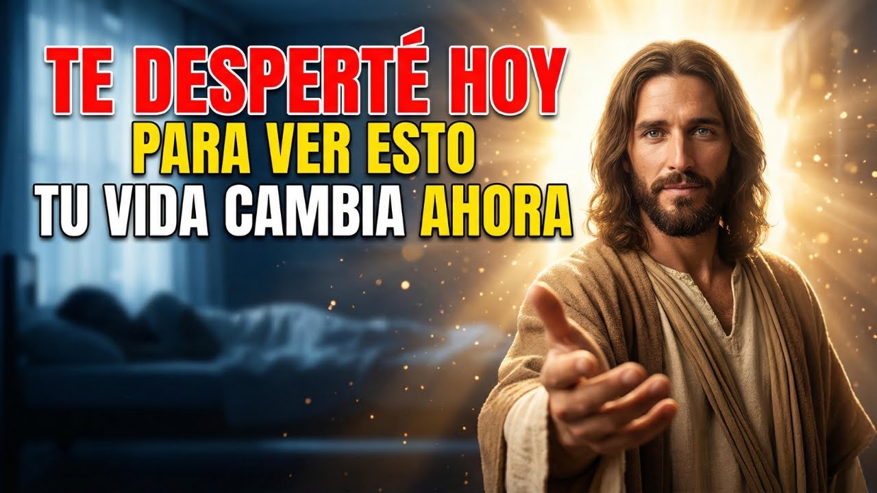 Jesús revela: Por qué te desperté HOY para ver esto | Tu vida cambia AHORA