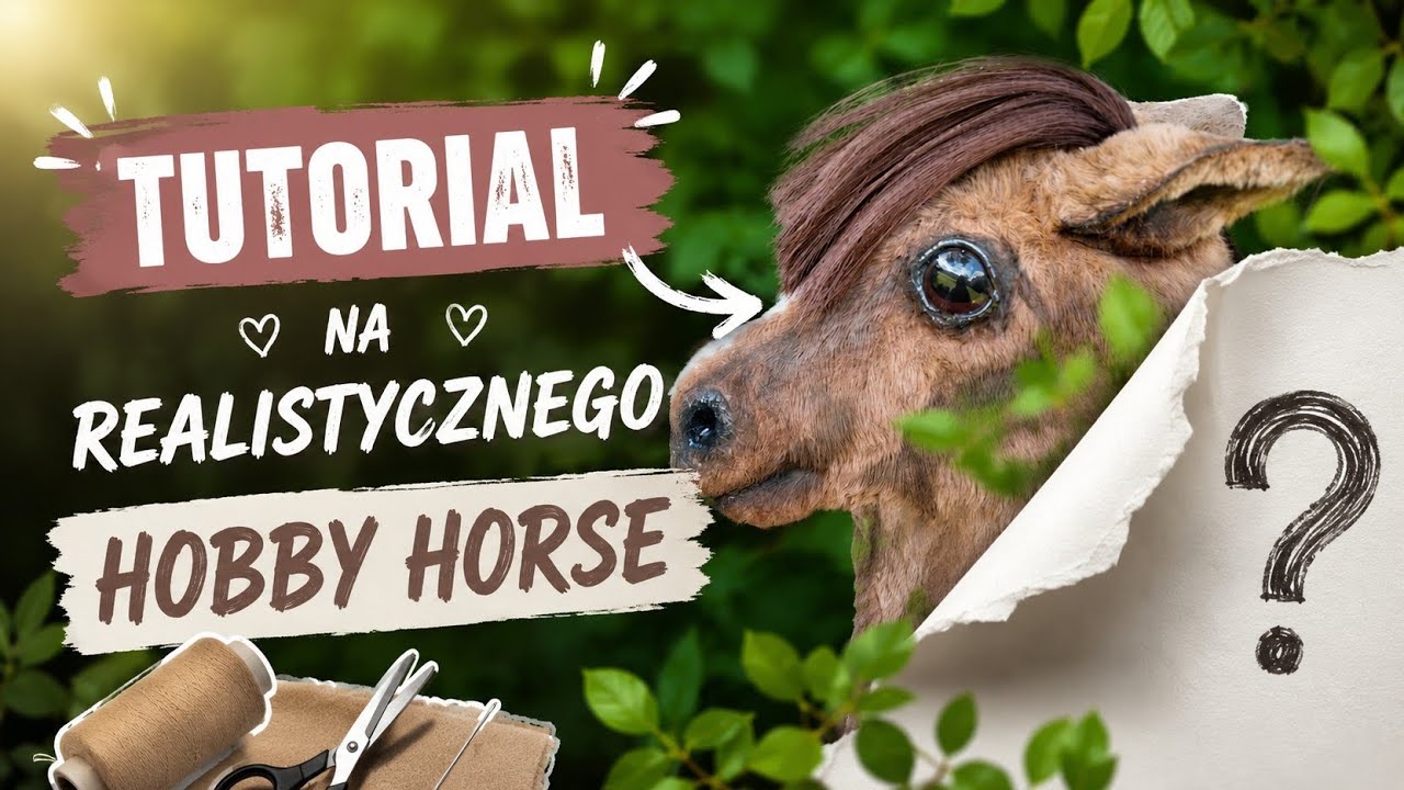 Tutorial na Realistycznego HOBBY HORSE - krok po kroku zr&oacute;b to sam 🫶🩷