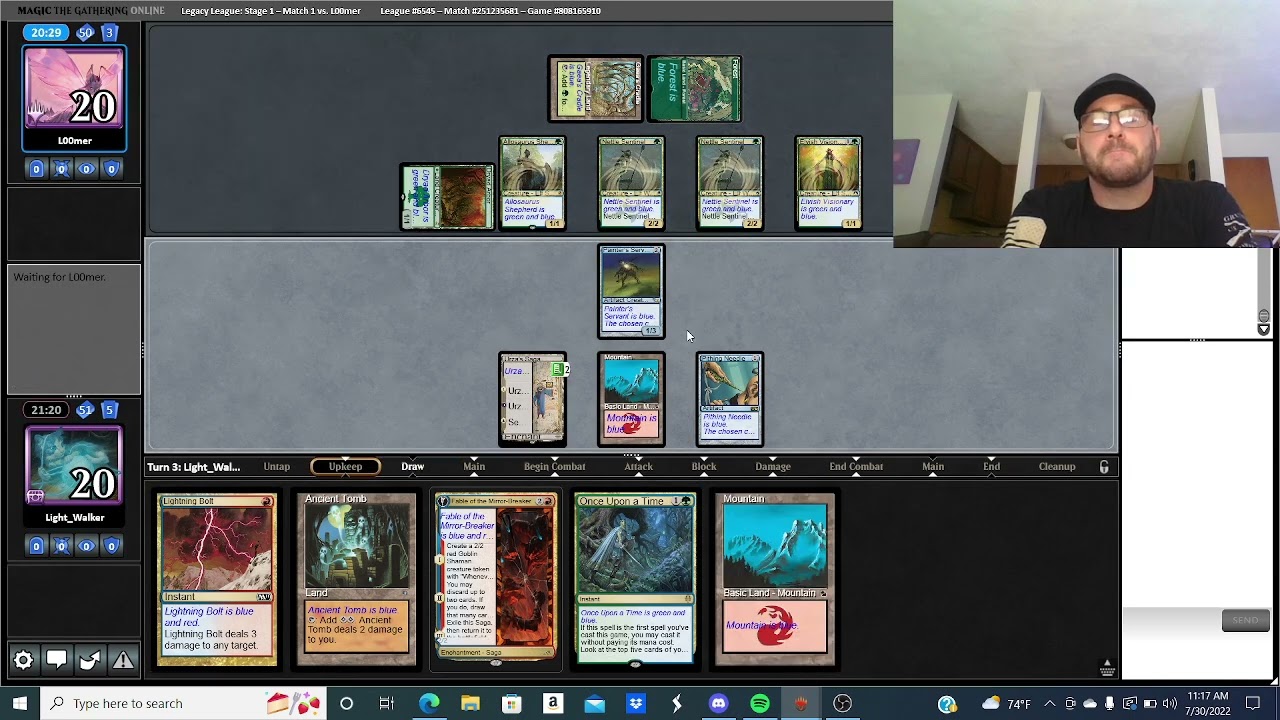 Legacy MTG R/G Painter's Servant 5-0 w/ Fable of the Mirror-Breaker