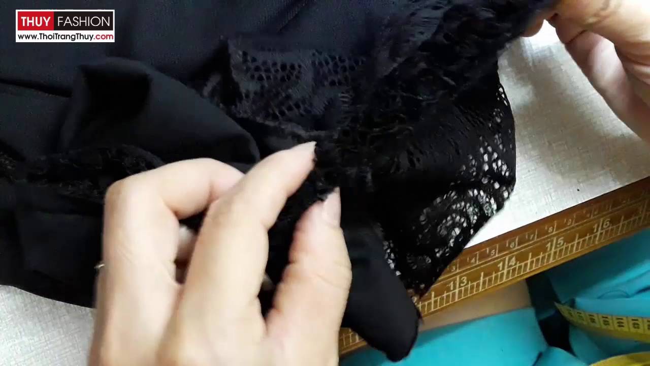 Cách may áo ren 2 lớp tại Thời Trang Thủy - Phần 2 - How to sewing lace top