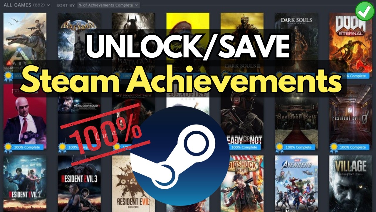 Сохраняйте достижения или разблокируйте их в Steam.