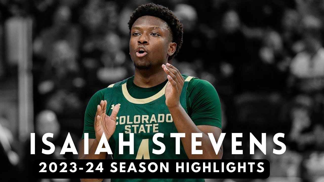 Isaiah Stevens 2023-24 Colorado State Rams Highlights