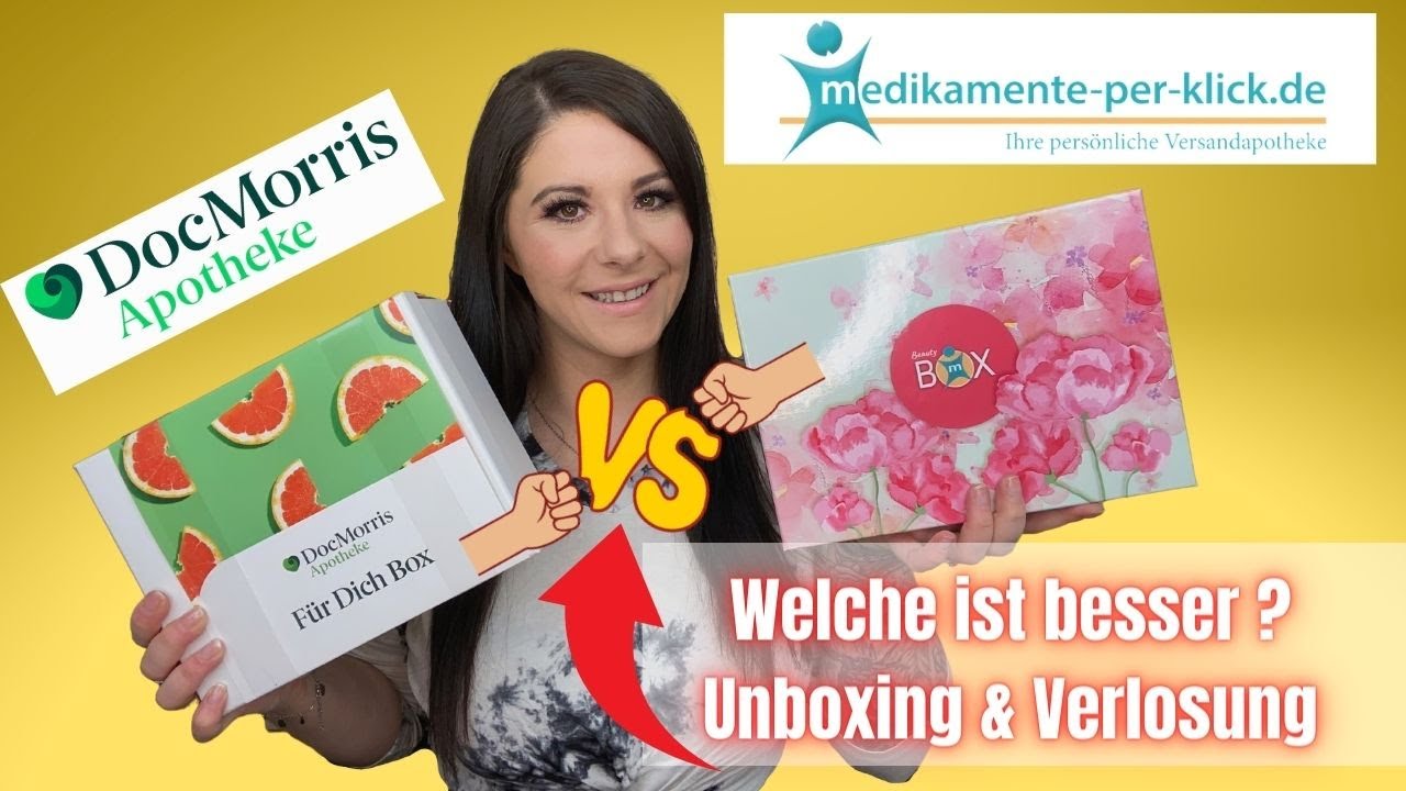 DocMorris Für dich Box vs. Medikamente per Klick Box Frühjahr 2021 | Unboxing & VERLOSUNG