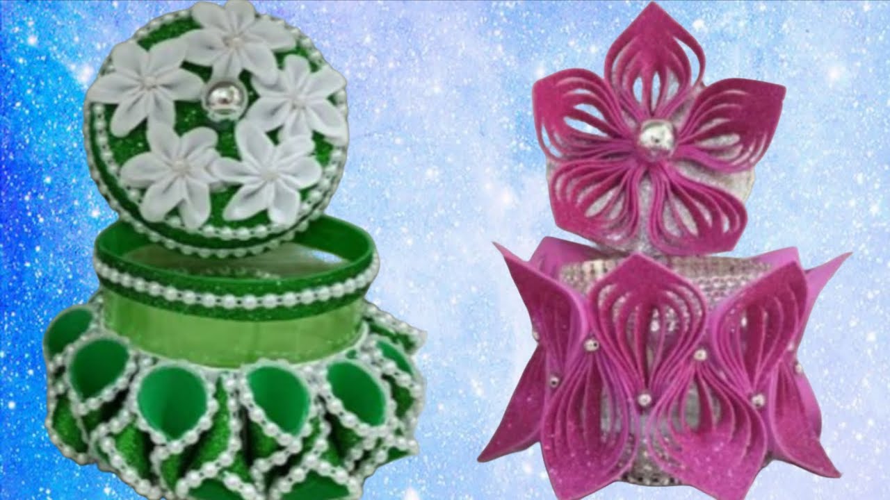 Шкатулки для украшений/How to make a jewelry box from a plastic bottle