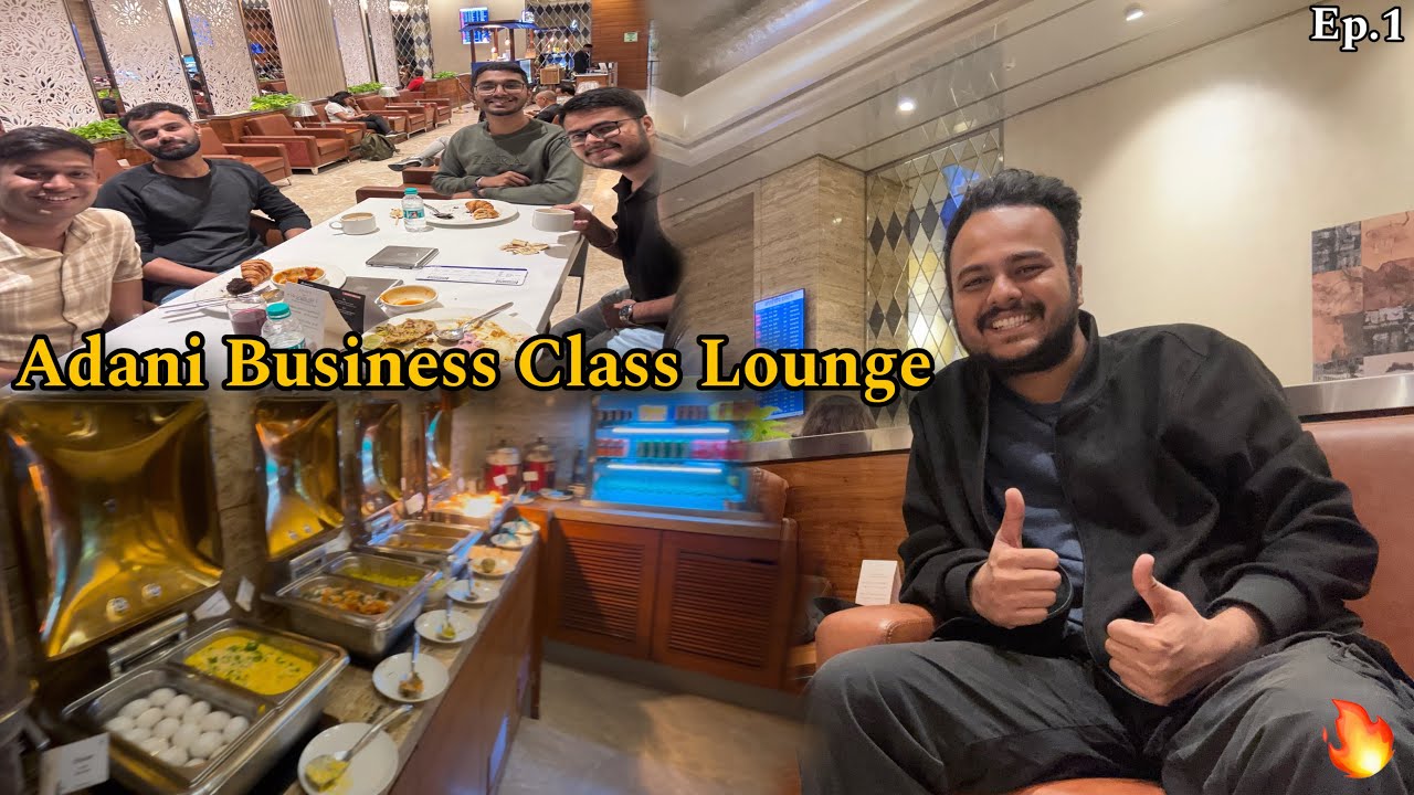 Adani Business Lounge Experience at Mumbai Airport | Lounge Access | Episode 1 | Mumbai to Jammu