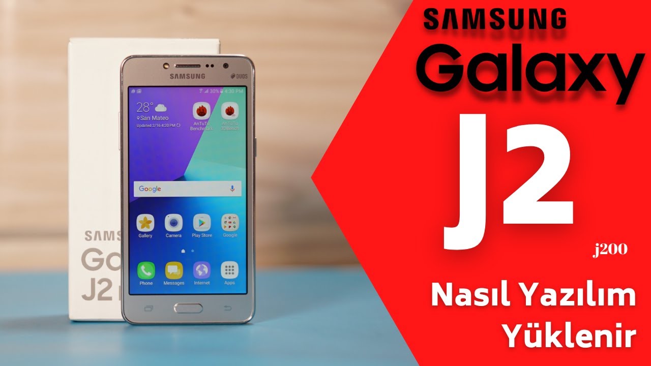 Samsung j2 (j200f) nasıl yazılım yüklenir. How to update j2 firmware update