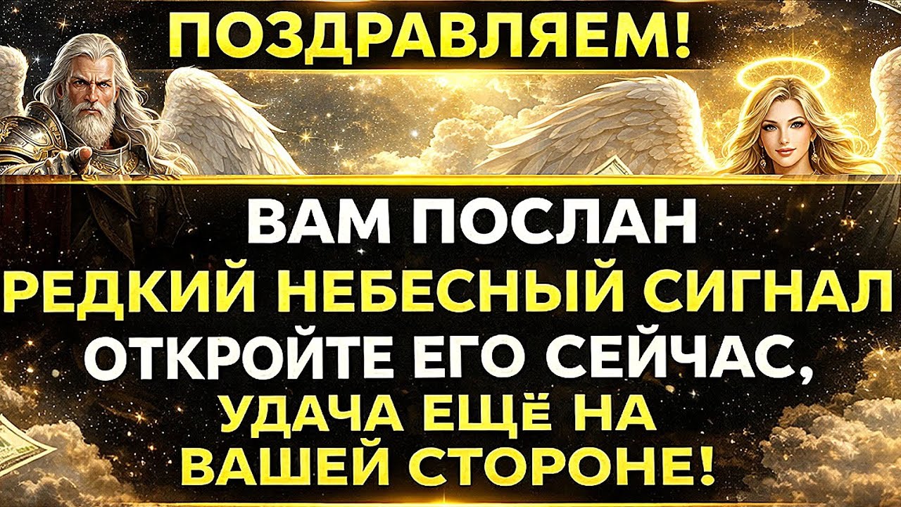 ✨ ПОЗДРАВЛЯЕМ! ВАМ ПОСЛАН РЕДКИЙ НЕБЕСНЫЙ СИГНАЛ — ОТКРОЙТЕ ЕГО СЕЙЧАС… ПОКА УДАЧА НА ВАШЕЙ СТОРОНЕ!