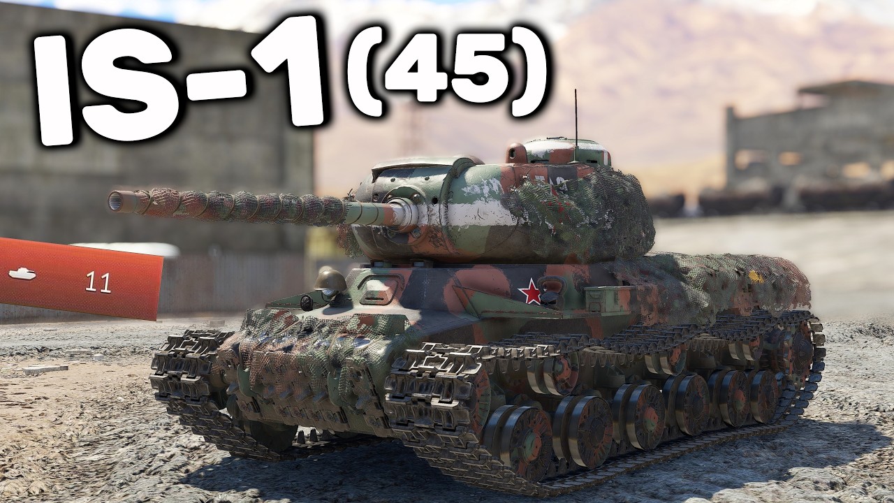 IS-1 (45) Soviet Heavy Tank Gameplay in War Thunder