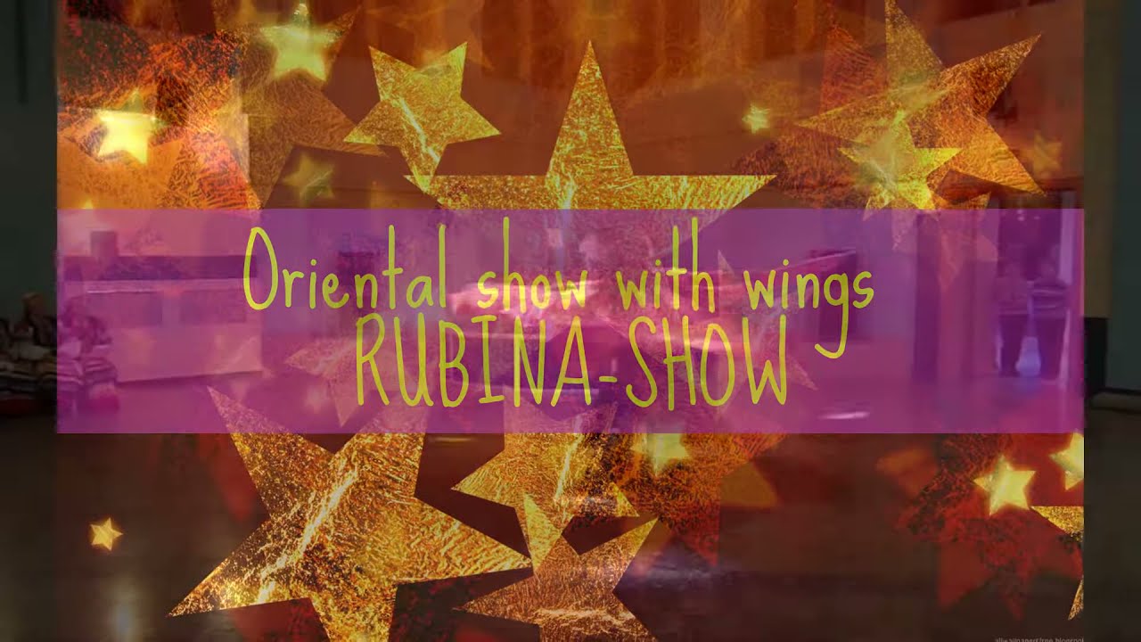 Oriental show with wings RUBINA-SHOW