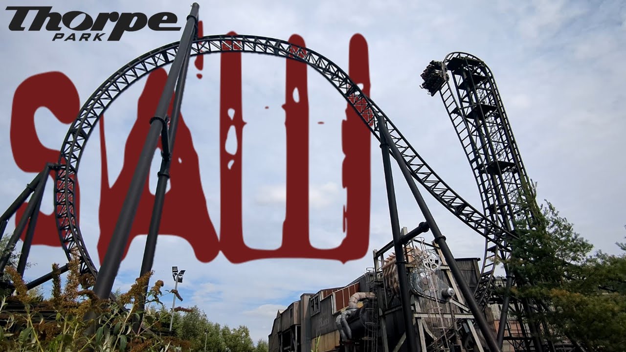 Saw - The Ride Off Ride | Thorpe Park Resort in 4K 60 fps