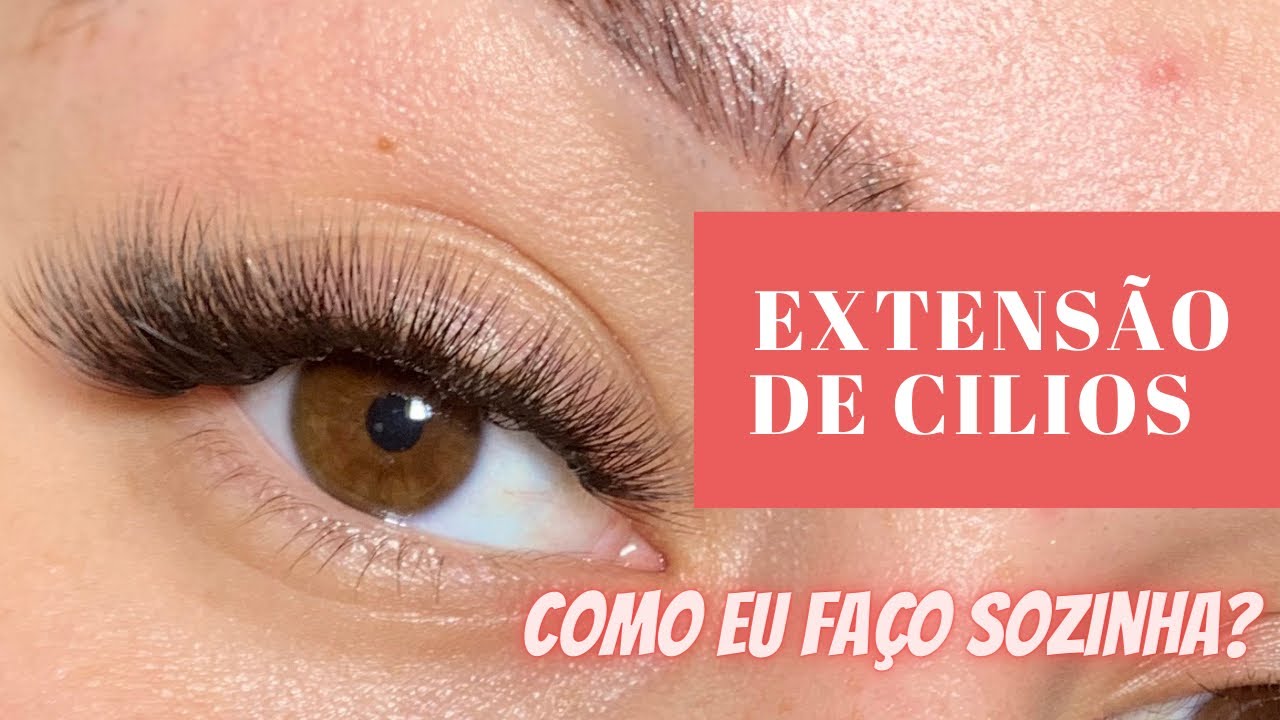 Como eu coloco meu cílios tufinho sozinha (ATUALIZADO) extensão de cílios