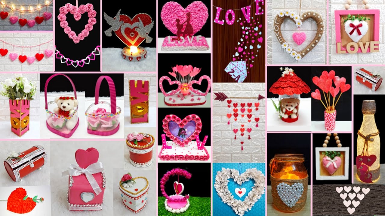 DIY 29 Valentine day craft ideas step by step at home | DIY valentine day's craft ideas