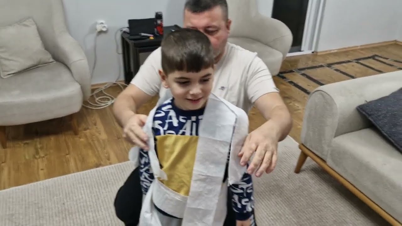 Peçeteden mumya olup babamı korkuttum!!! 
