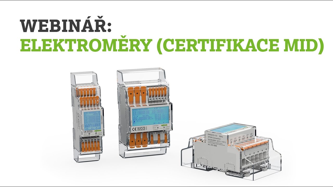 Webinář: Elektroměry WAGO (MID certifikace)