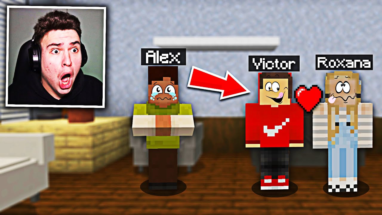 Minecraft Viața La Școală: ROXANA L-A ÎNȘELAT PE ALEX !! *plânge*