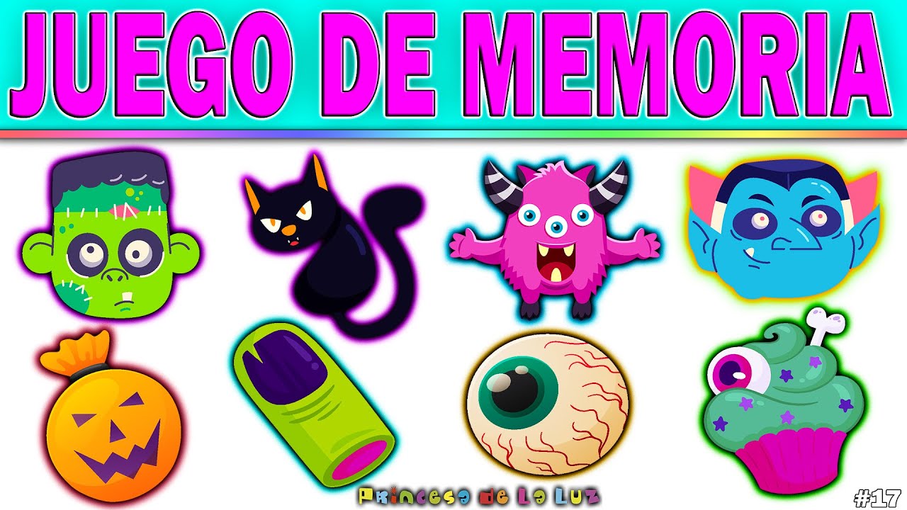 JUEGOS DE MEMORIA VISUAL  🟠🟠🟠 ESPECIAL HALLOWEEN 🎃 MEJORA tu CONCENTRACI&Oacute;N 🧠 Pasatiempos Divertidos