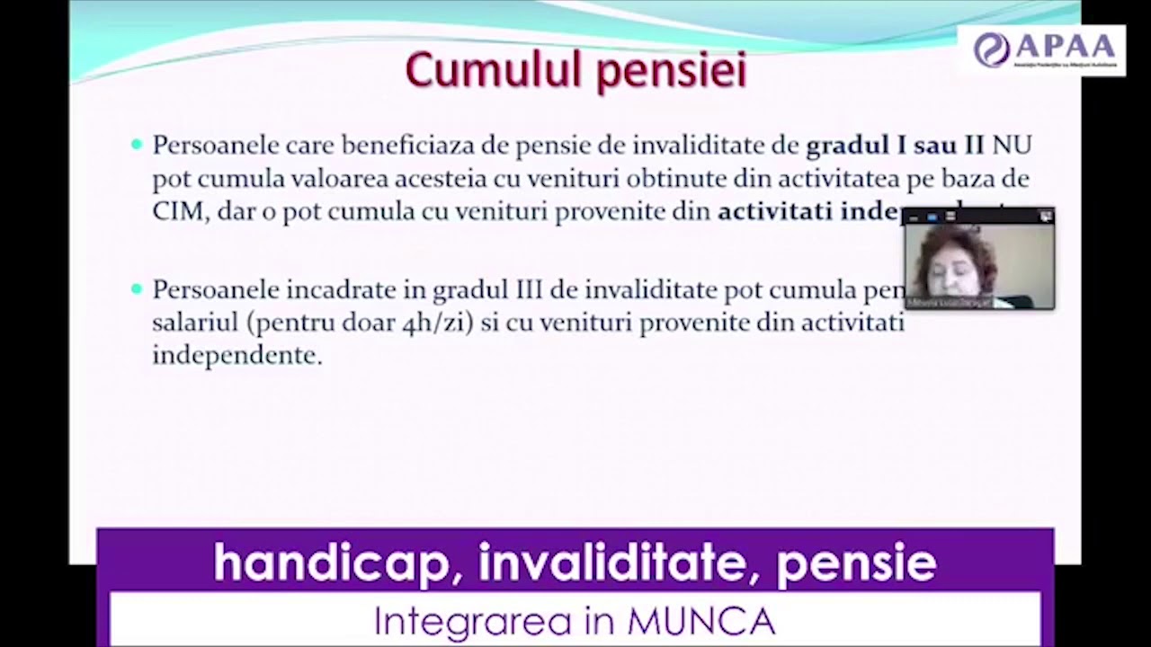 Conferinta APAA 2020 - Ziua 3, Partea 3 - Dreptul la munca pentru persoanele pensionate