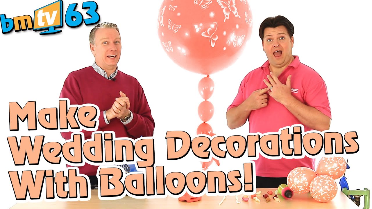 Amazing Wedding Balloon Decoration Ideas: With Mark Drury from Qualatex - BMTV 63