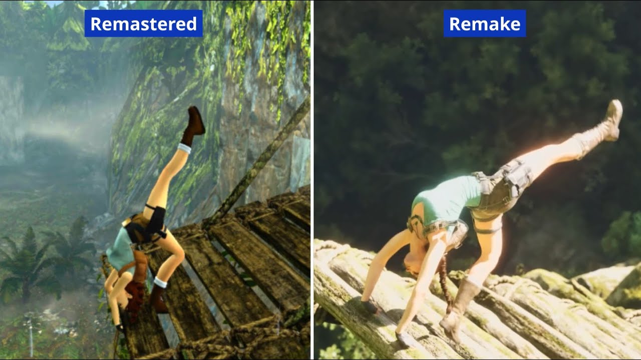 Tomb Raider: Legacy of Atlantis | Ремастер 2024 года против Ремейка 2026 года