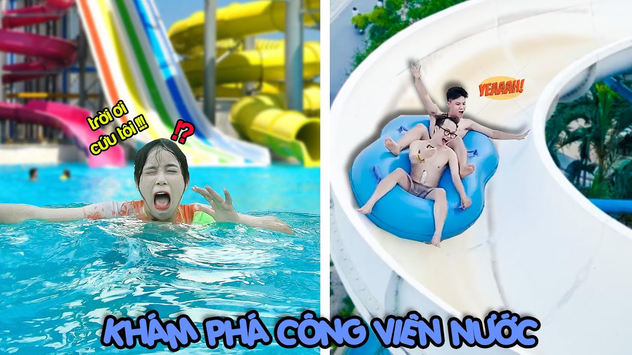 Lần Đầu Đưa Cả Team Mei Khoai Tây Đi Công Viên Nước
