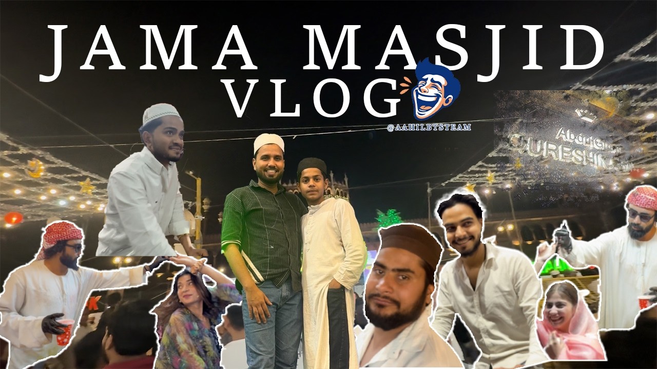 JAMA MASJID VLOG | OFFICE TEAEM TRIP FOR JAMA MASJID | HABIBI VALI VIBE IN JAMA MASJID | #vlog