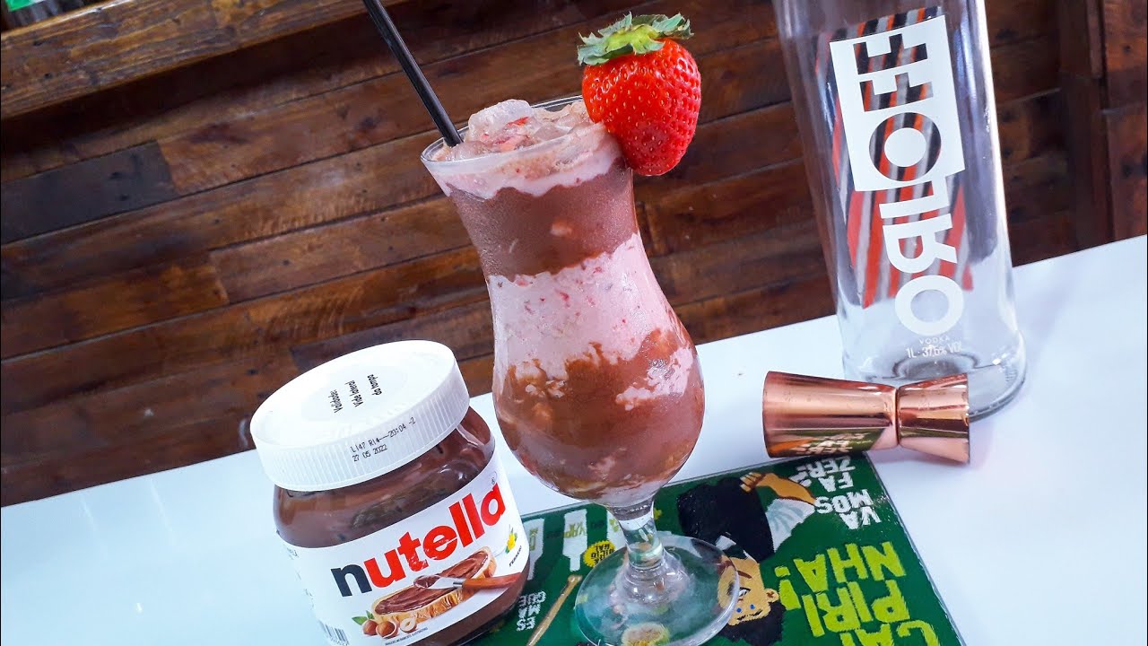 COMO FAZER O DRINK SENSAÇÃO | MORANGO COM NUTELLA!
