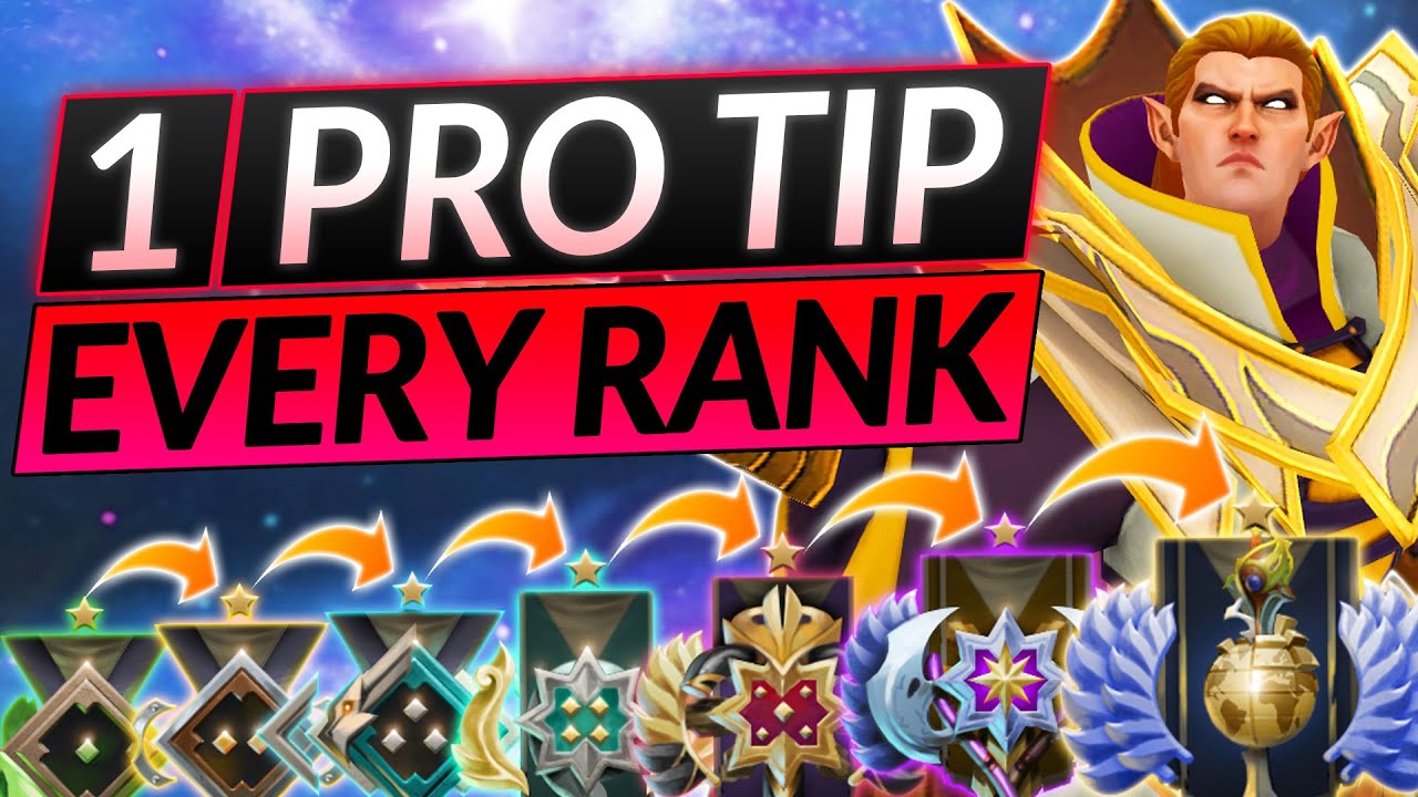 1 BEST TIP for EVERY RANK (Herald to Immortal) - BROKEN Tricks to Rank Up - Dota 2 Guide