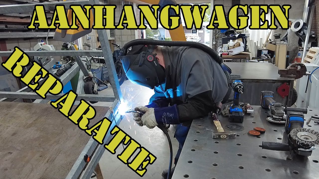 Aanhangwagenframe gescheurd hoe ga ik dat aanpakken zodat hij weer veilig is.