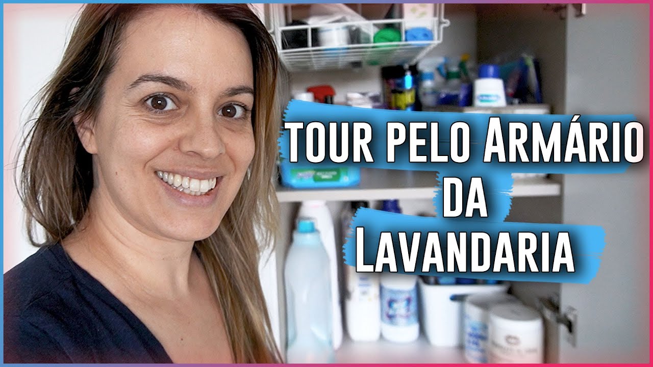Tour pelo Armário dos Produtos de Limpeza e Pão de Banana | Armanda Sousa