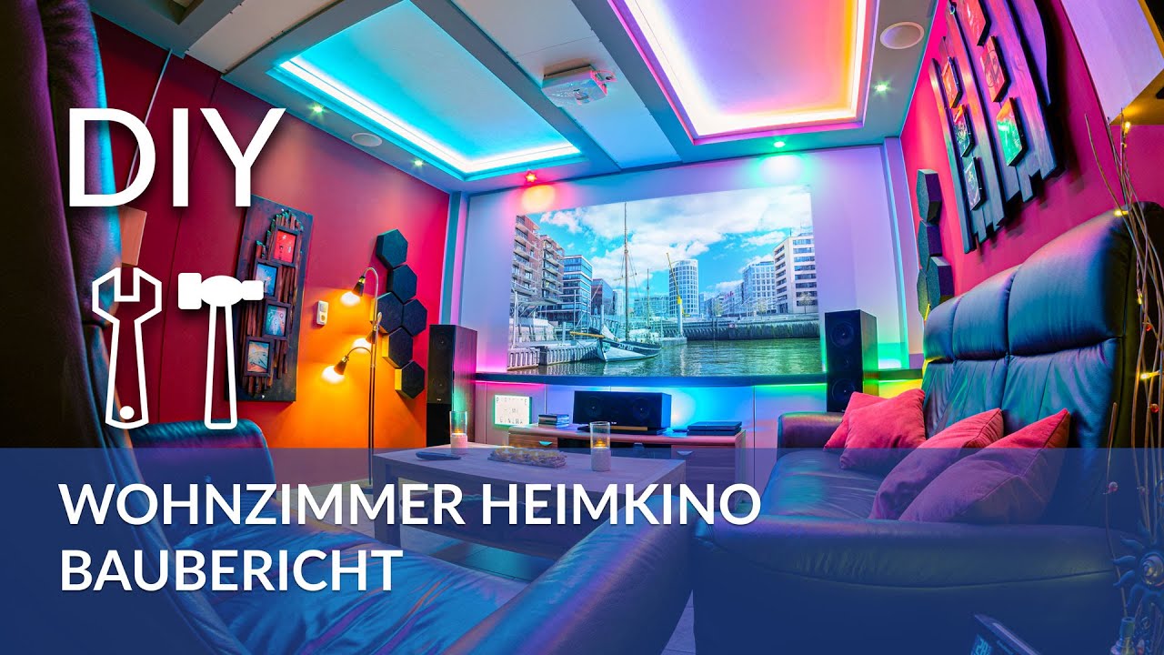 Wohnzimmer zum Heimkino umbauen | Baubericht mit Tipps