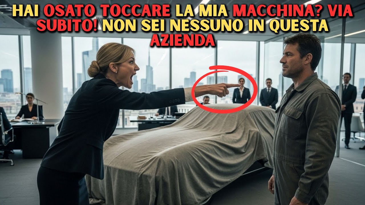 “Non Toccare Quell’Auto”— CEO lo umiliò davanti a tutti, ma lui fece qualcosa che bloccò tutto in 5…