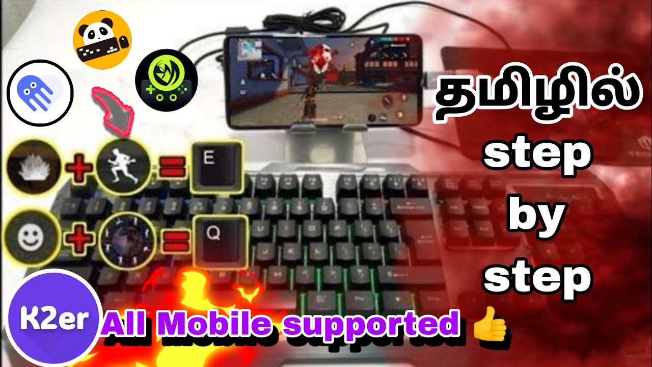Mobile free fire key mapping best supporting app all Mobile supported step by step explained 