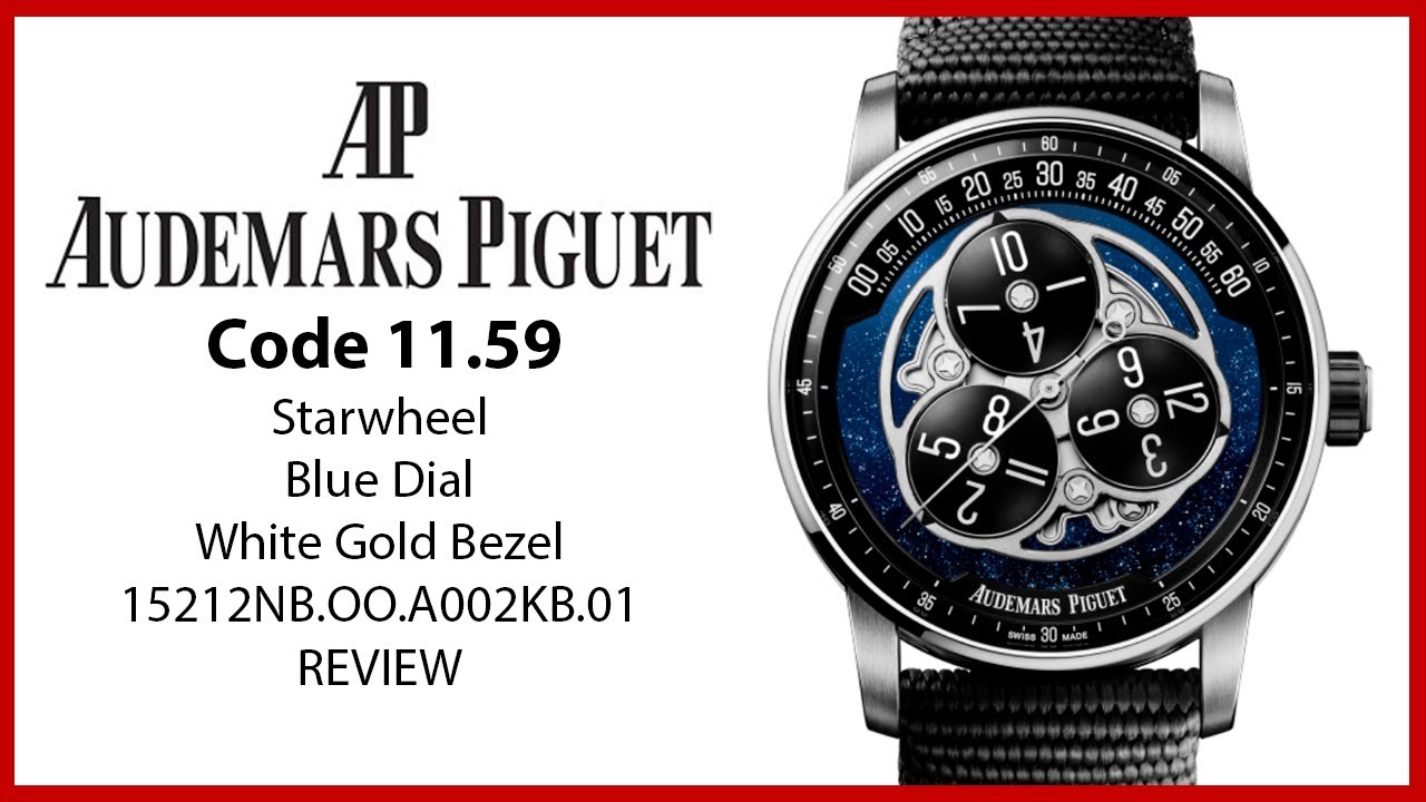 ▶ Audemars Piguet Code 11.59 Starwheel White Gold/Black Ceramic 15212NB.OO.A002KB.01 - REVIEW
