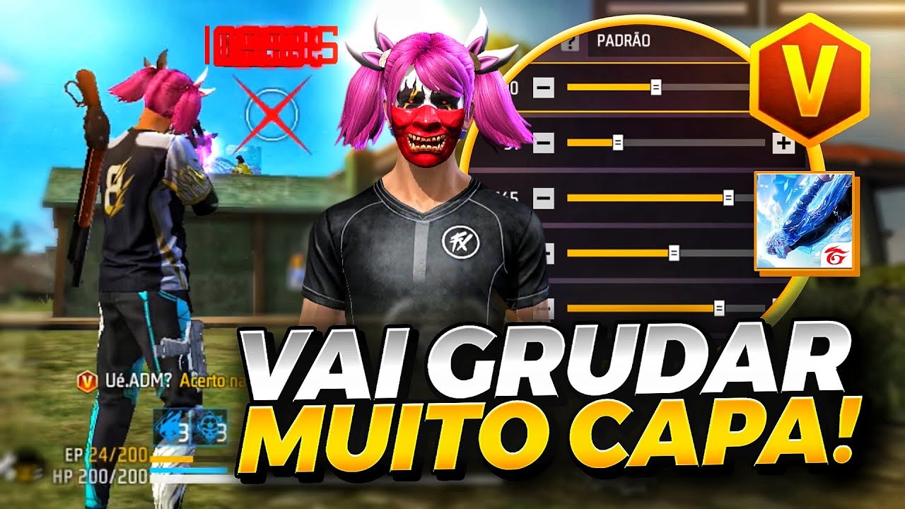 ATUALIZADA 2026!🔥 A MELHOR SENSIBILIDADE para SUBIR CAPA na NOVA ATUALIZA&Ccedil;&Atilde;O do FREE FIRE!