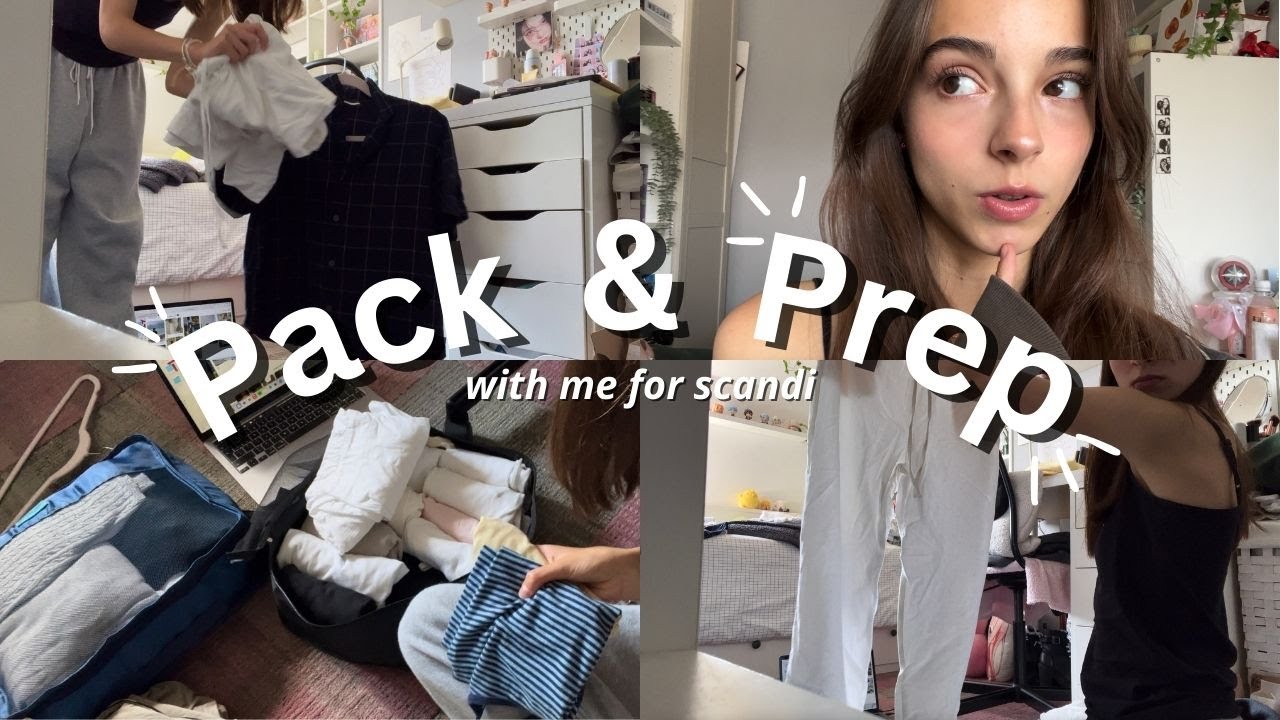 Pack and Prep with me for Scandi 📦| cruise holiday, makeup organisation, holiday packing