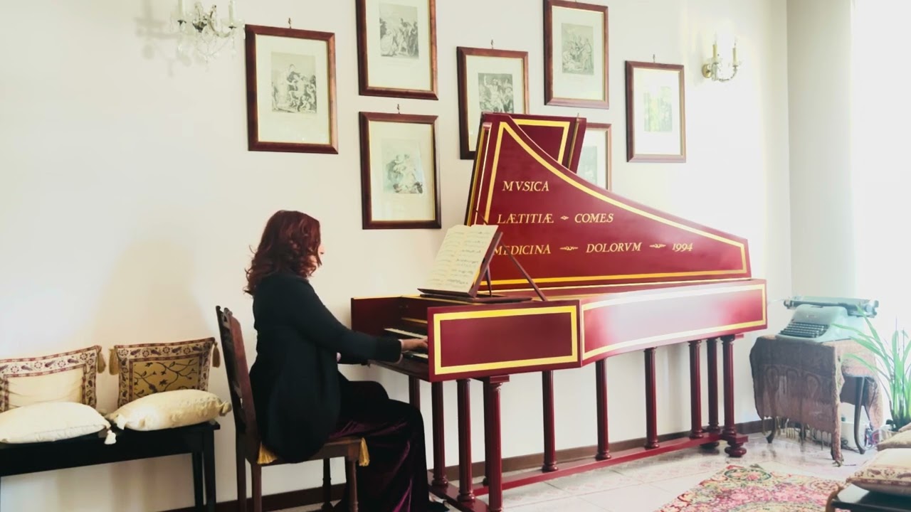 J.S. Bach, Aria from Goldberg Variationen BWV 988. Giusy De Berardinis harpsichord.#bach #variations