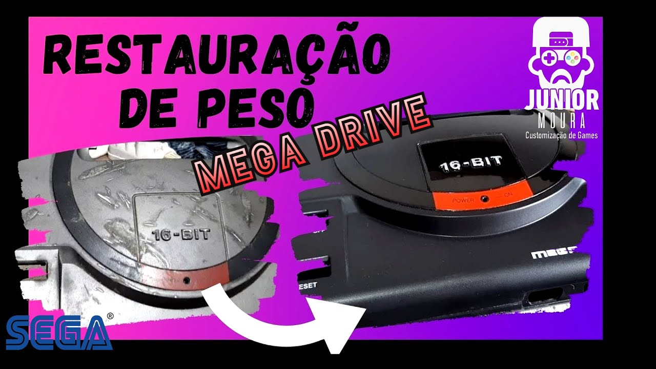 Restauração MEGA DRIVE TOP - SEGA GENESIS Restoration Mod