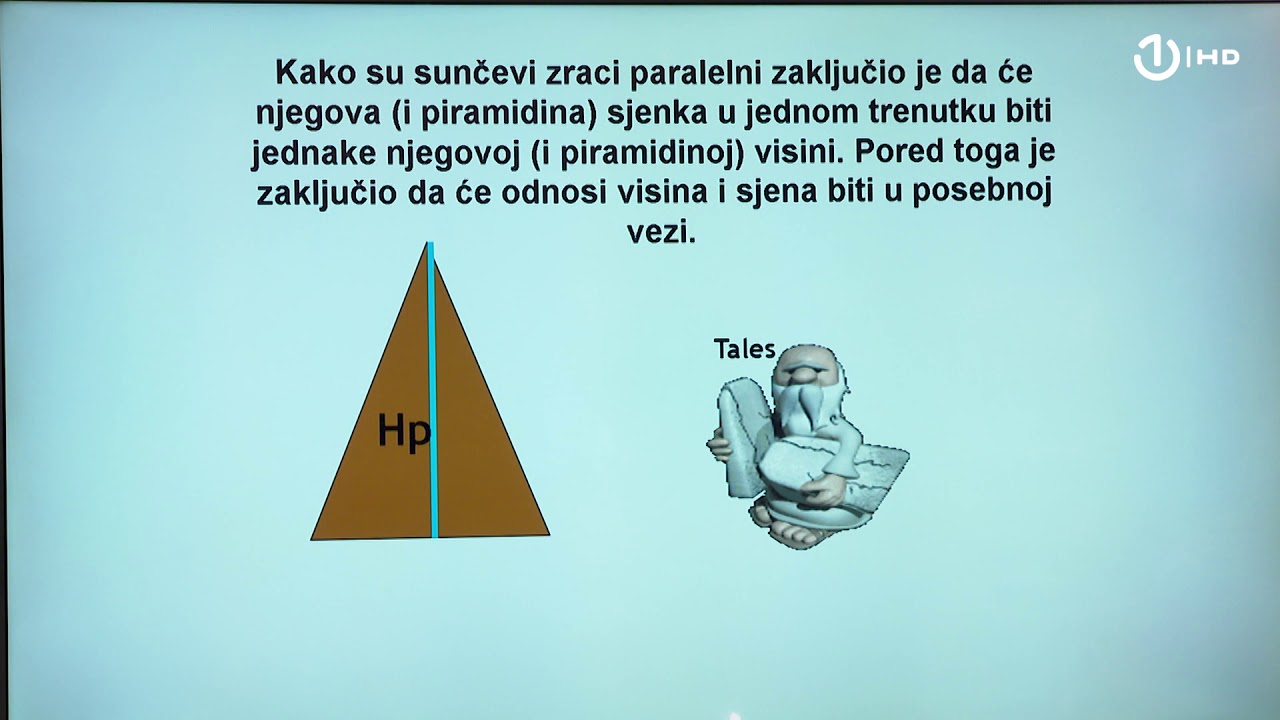 Domaća zadaća za 8. razred: Matematika - Talesova teorema - uvod