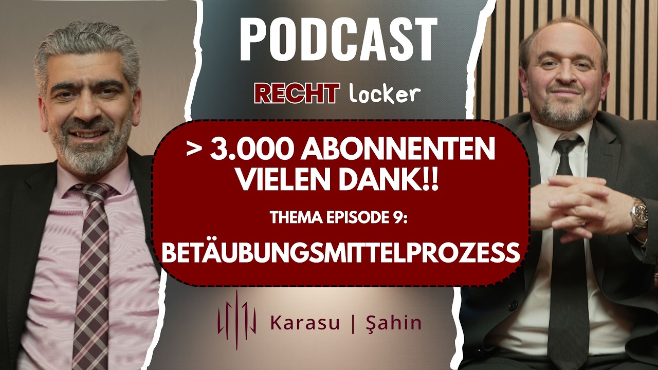 Betäubungsmittel vor Gericht: Wie endet der Prozess? | Recht Locker - Episode 9