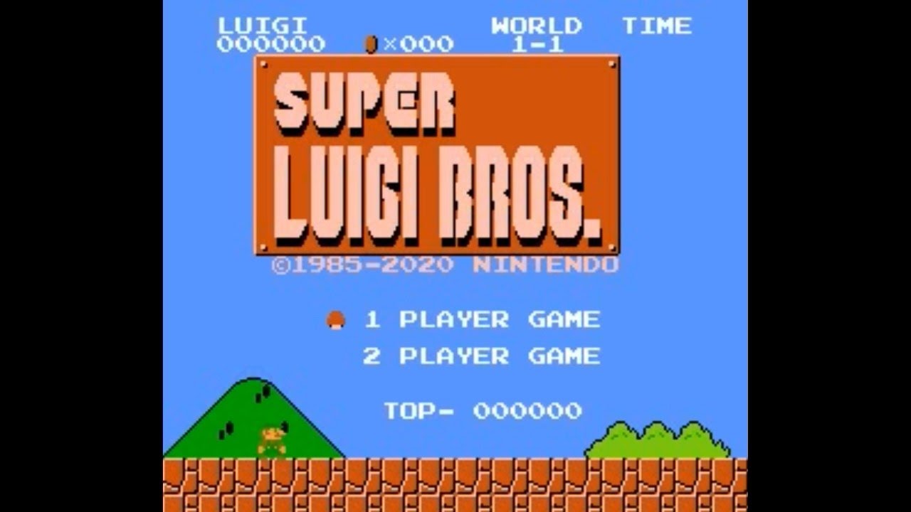 Лонгплей Super Mario Hack — Super Luigi Bros. (35 лет)